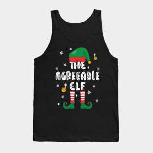 The Agreeable Elf - Christmas Little Helper Design Tank Top